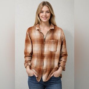 BKE Zip Up Flannel